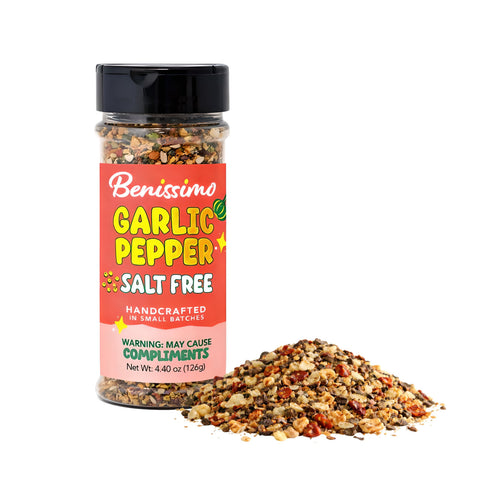 Garlic Pepper Salt Free Seasoning